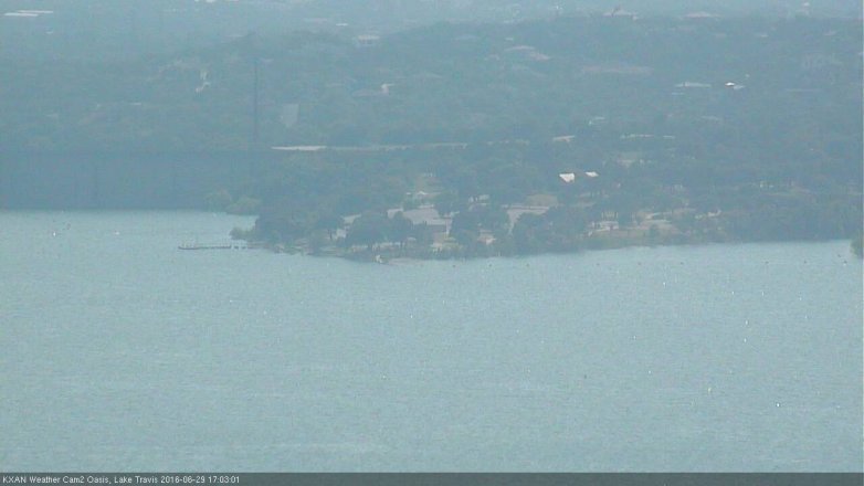 Lake Travis webcam, June 29, 2016 4:30 PM CT