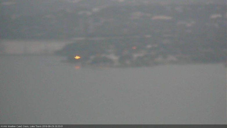 Lake Travis webcam, June 29, 2016 7:55 PM CT
