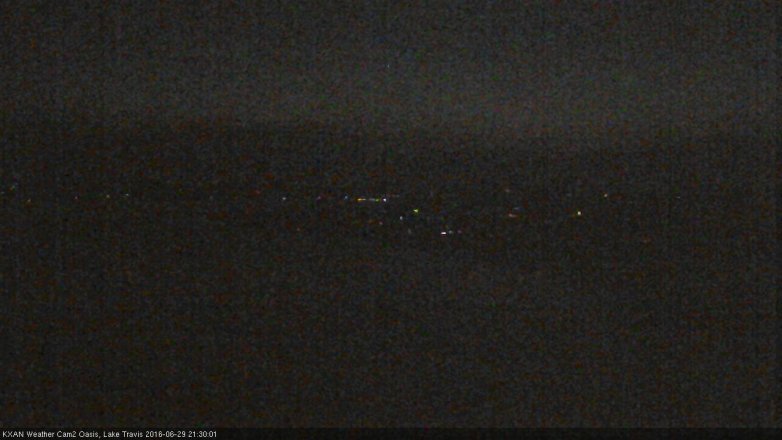 Lake Travis webcam, June 29, 2016 9:00 PM CT