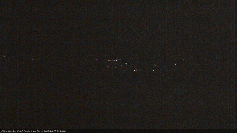 Lake Travis webcam, June 29, 2016 9:35 PM CT
