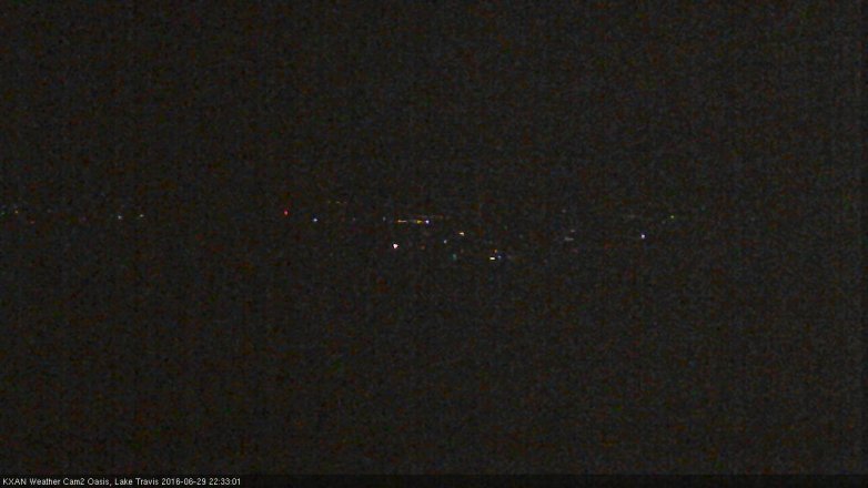 Lake Travis webcam, June 29, 2016 10:05 PM CT