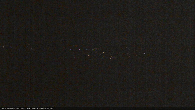 Lake Travis webcam, June 29, 2016 10:10 PM CT