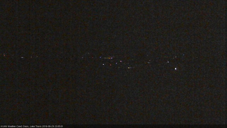 Lake Travis webcam, June 29, 2016 10:15 PM CT
