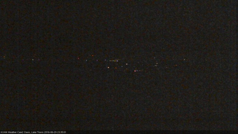 Lake Travis webcam, June 29, 2016 10:40 PM CT