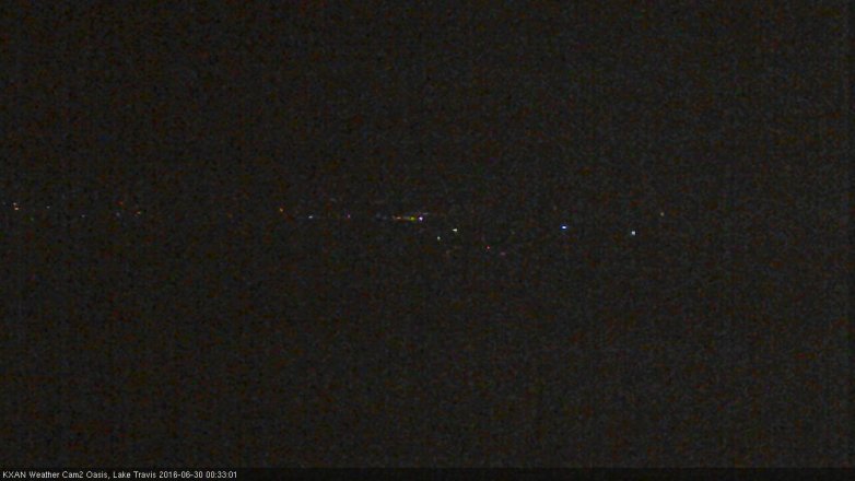 Lake Travis webcam, June 29, 2016 11:55 PM CT