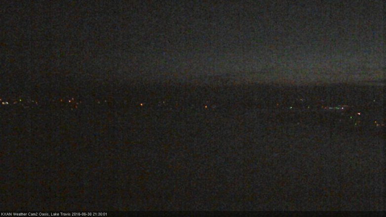 Lake Travis webcam, June 30, 2016 8:50 PM CT