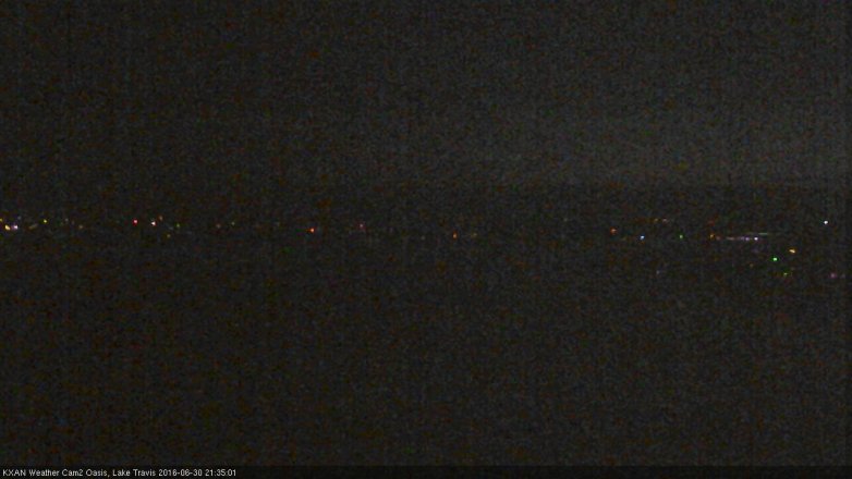 Lake Travis webcam, June 30, 2016 9:00 PM CT