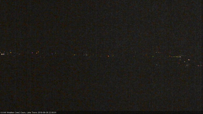 Lake Travis webcam, June 30, 2016 9:10 PM CT