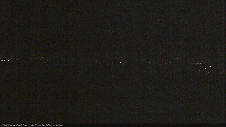 Lake Travis webcam, June 30, 2016 10:20 PM CT