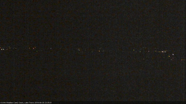 Lake Travis webcam, June 30, 2016 10:55 PM CT