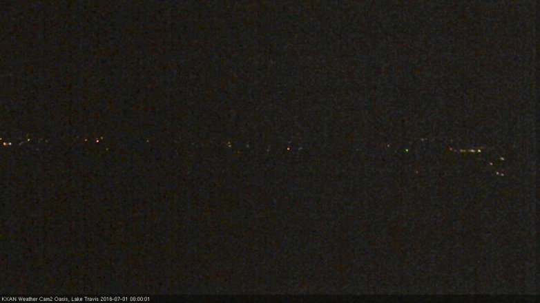 Lake Travis webcam, June 30, 2016 11:05 PM CT
