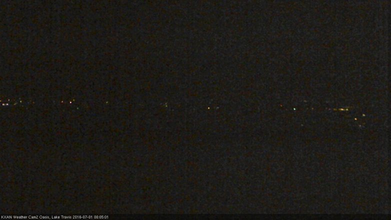 Lake Travis webcam, June 30, 2016 11:35 PM CT