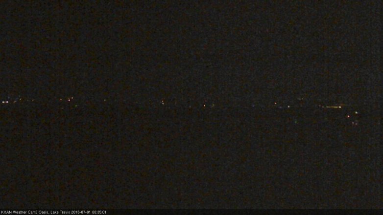 Lake Travis webcam, June 30, 2016 11:55 PM CT