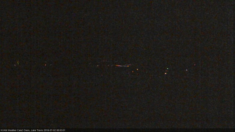 Lake Travis webcam, July 1, 2016 11:30 PM CT