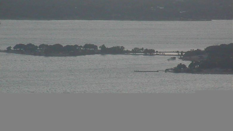 Lake Travis webcam, July 2, 2016 7:50 PM CT