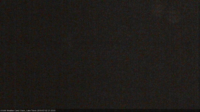 Lake Travis webcam, July 2, 2016 9:00 PM CT