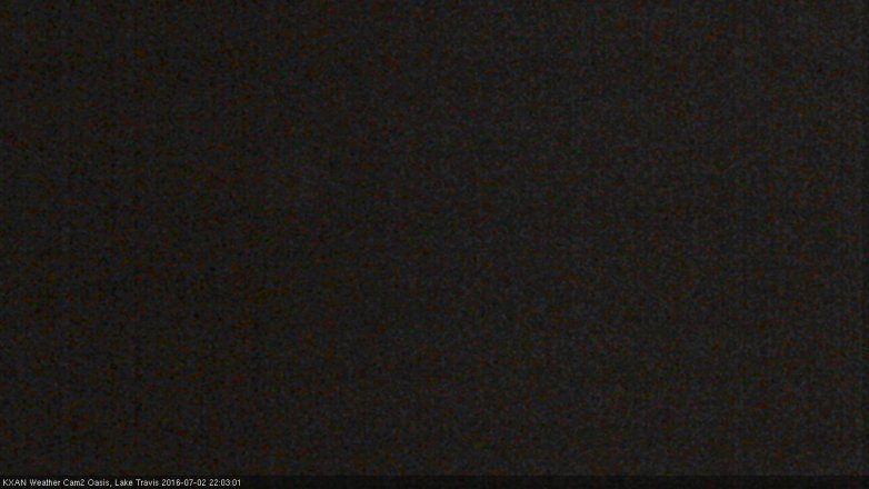Lake Travis webcam, July 2, 2016 9:15 PM CT