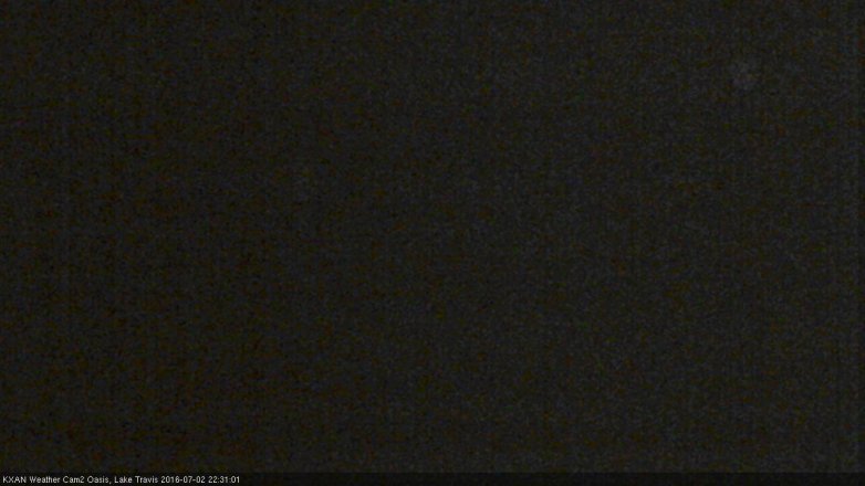 Lake Travis webcam, July 2, 2016 9:40 PM CT