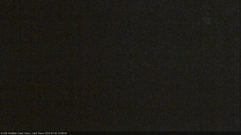 Lake Travis webcam, July 2, 2016 10:25 PM CT