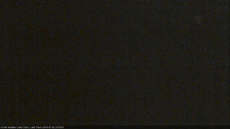 Lake Travis webcam, July 2, 2016 11:00 PM CT