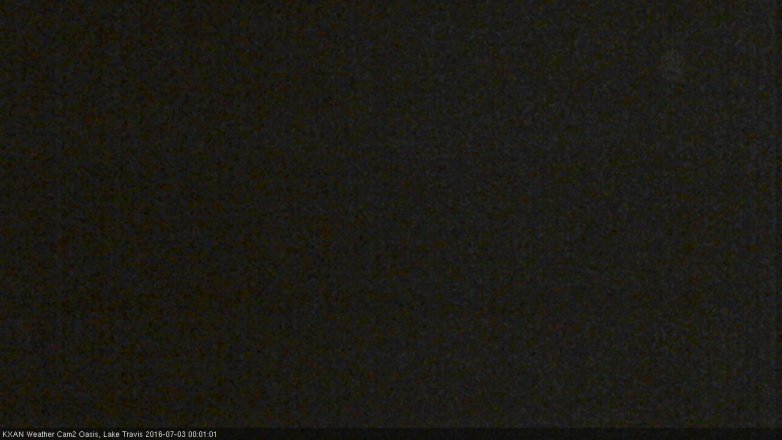 Lake Travis webcam, July 2, 2016 11:20 PM CT