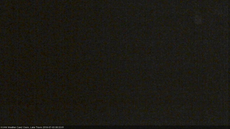 Lake Travis webcam, July 2, 2016 11:45 PM CT