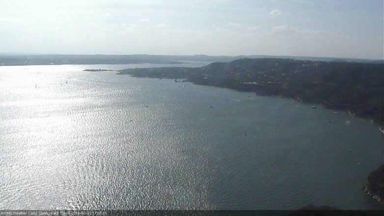 Lake Travis webcam, July 3, 2016 4:50 PM CT