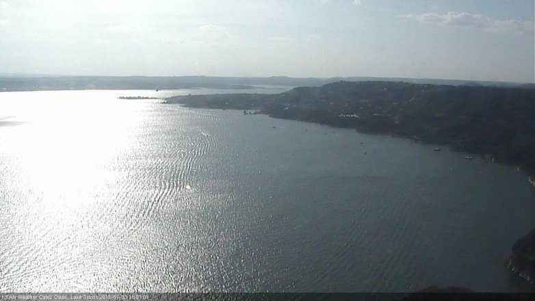 Lake Travis webcam, July 3, 2016 5:30 PM CT