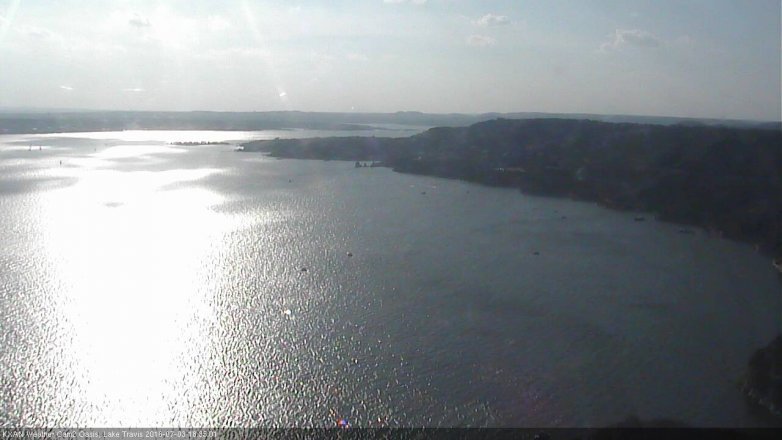 Lake Travis webcam, July 3, 2016 6:00 PM CT
