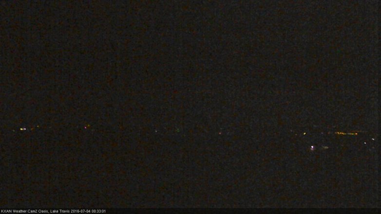 Lake Travis webcam, July 3, 2016 12:00 AM CT