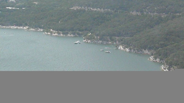 Lake Travis webcam, July 4, 2016 2:50 PM CT
