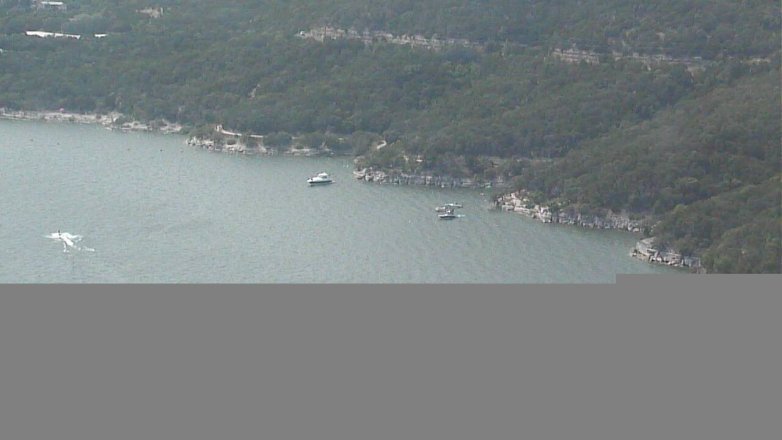 Lake Travis webcam, July 4, 2016 3:15 PM CT