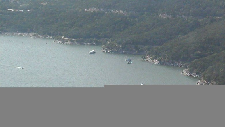 Lake Travis webcam, July 4, 2016 4:15 PM CT
