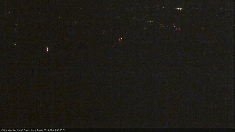 Lake Travis webcam, July 4, 2016 12:00 AM CT