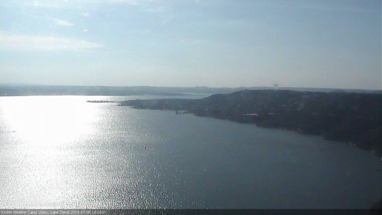 Lake Travis webcam, July 5, 2016 5:15 PM CT