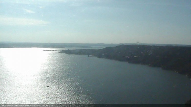 Lake Travis webcam, July 5, 2016 5:30 PM CT