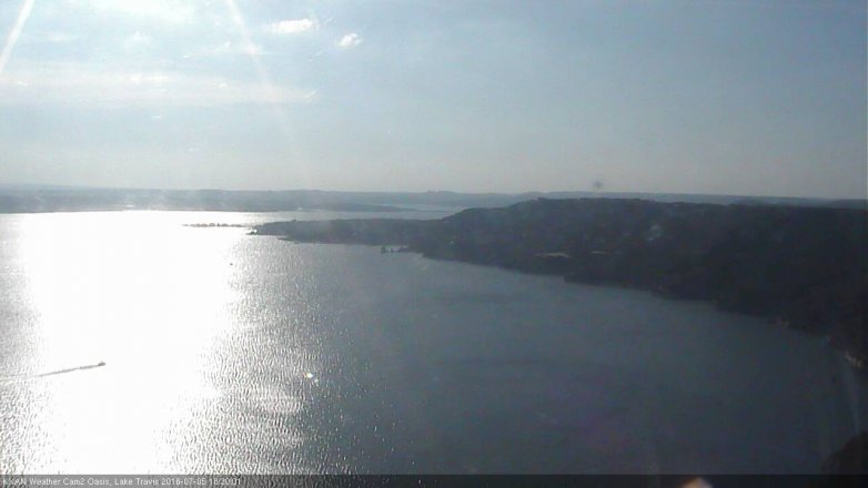 Lake Travis webcam, July 5, 2016 6:00 PM CT