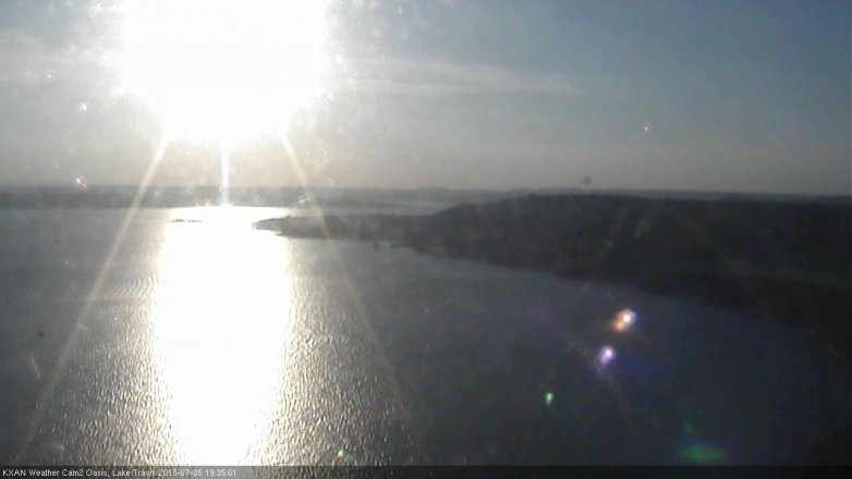 Lake Travis webcam, July 5, 2016 6:40 PM CT