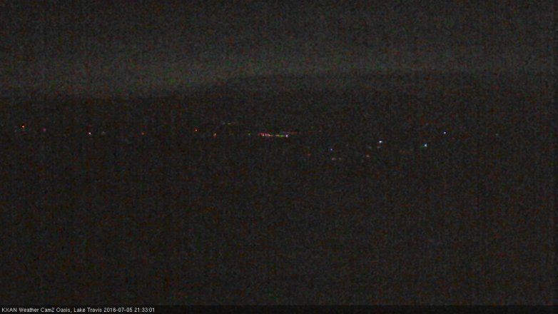Lake Travis webcam, July 5, 2016 9:05 PM CT