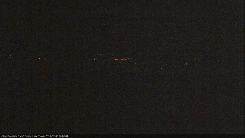 Lake Travis webcam, July 5, 2016 10:05 PM CT