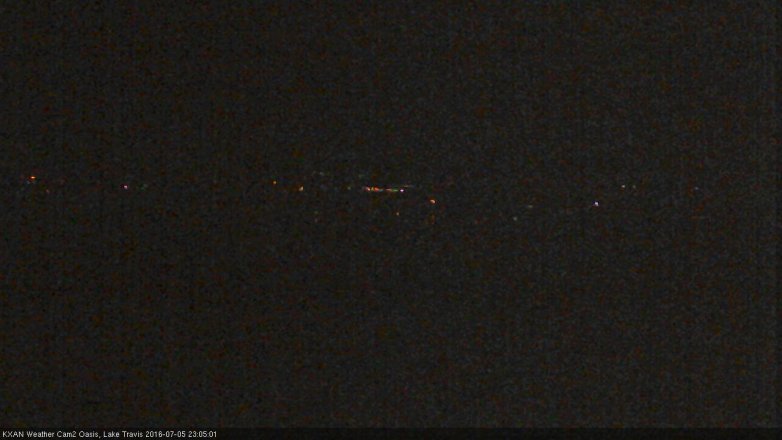 Lake Travis webcam, July 5, 2016 10:10 PM CT