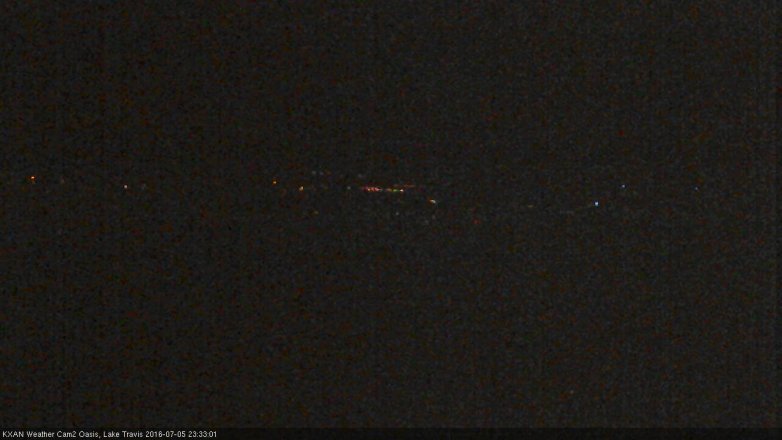 Lake Travis webcam, July 5, 2016 10:45 PM CT