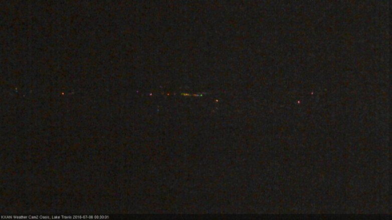 Lake Travis webcam, July 5, 2016 11:35 PM CT