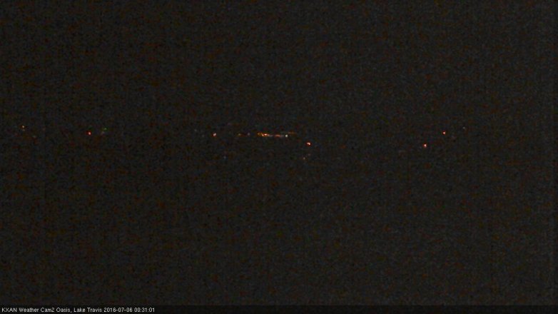Lake Travis webcam, July 5, 2016 11:50 PM CT
