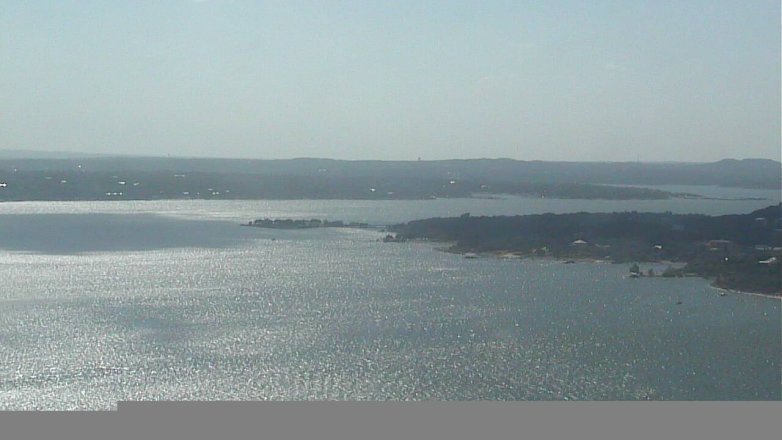 Lake Travis webcam, July 6, 2016 4:15 PM CT