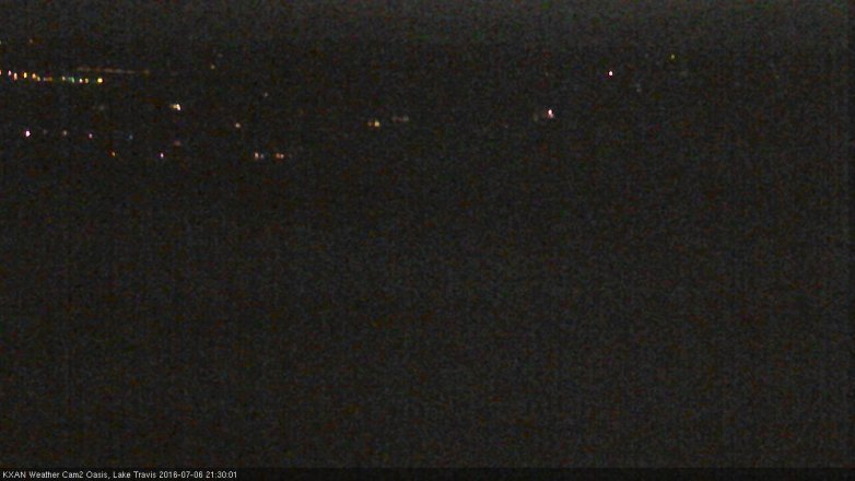 Lake Travis webcam, July 6, 2016 8:35 PM CT