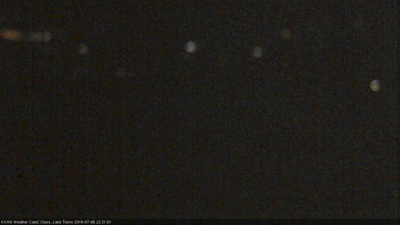 Lake Travis webcam, July 6, 2016 9:55 PM CT