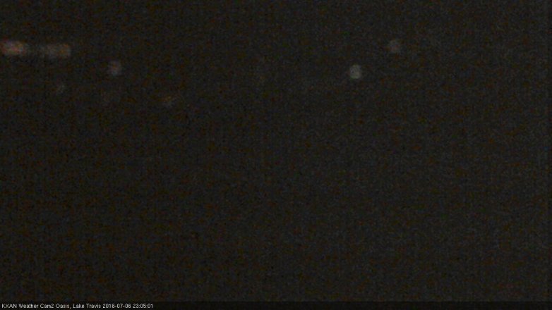 Lake Travis webcam, July 6, 2016 10:20 PM CT
