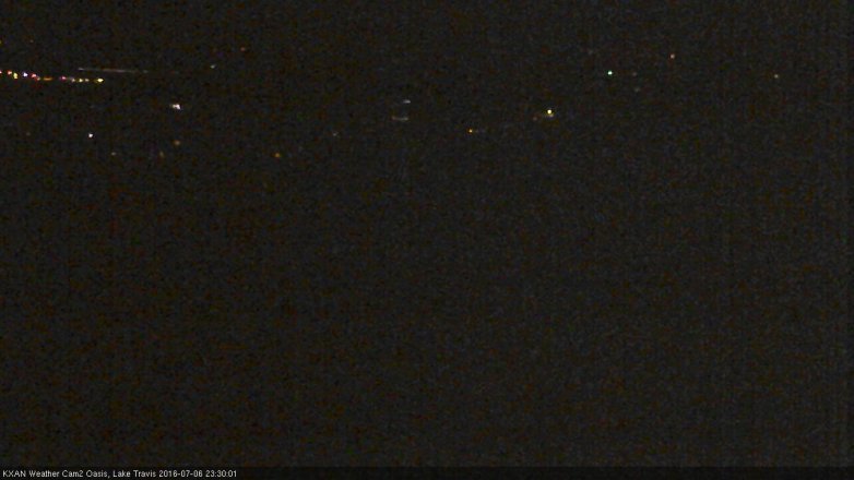 Lake Travis webcam, July 6, 2016 10:35 PM CT