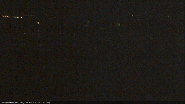 Lake Travis webcam, July 6, 2016 12:00 AM CT